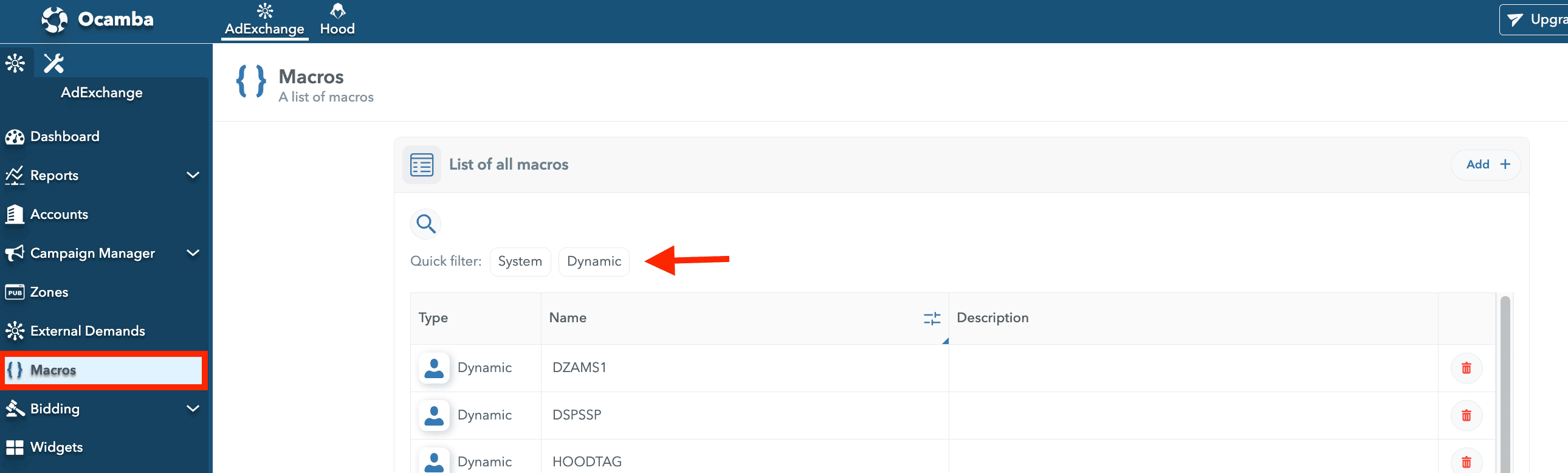 adex-list-all-macros