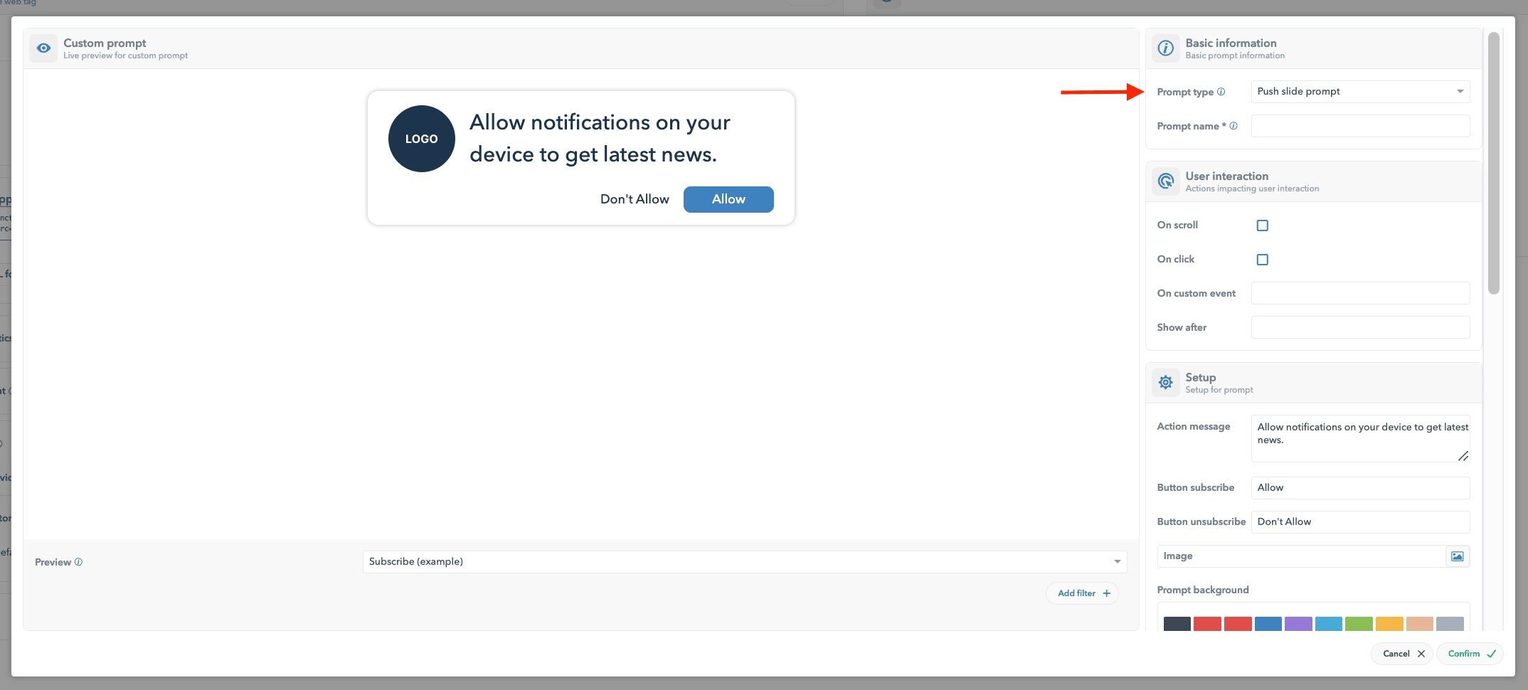push-slide-custom-prompt