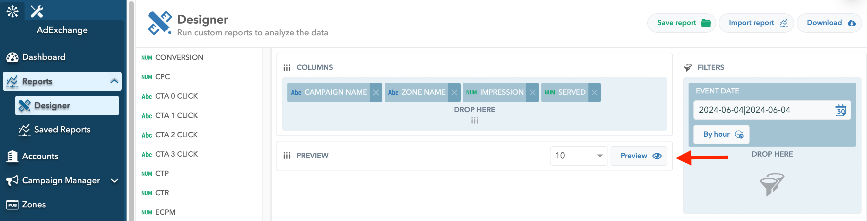 Adex - Drag&Drop Reports Designer